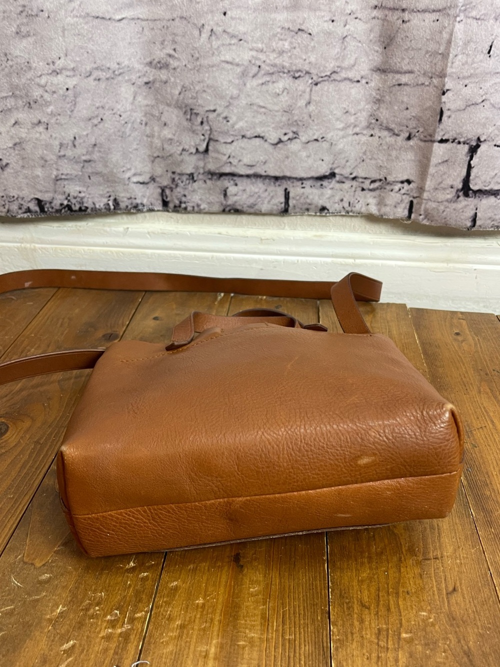 Madewell tan leather the small transport crossbody bag - Picture 3 of 9